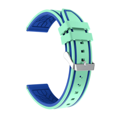 Bracelete 22mm para Smartwatch  Azul + Verde