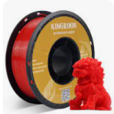 Filamento PETG Rolo 1kg 1.75mm Vermelho KINGROON