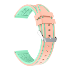 Bracelete 22mm para Smartwatch Cor-de-rosa + Verde